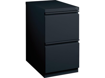 Quill Brand® 2-Drawer Vertical File Cabinet, Locking, Black, Letter, 22.88D (25171D)