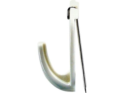 Officemate Cubicle Hooks, White, 5/Pack (30180)