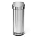 simplehuman Slim Step Trash Can, Brushed Stainless Steel, 12 Gal. (CW2044)