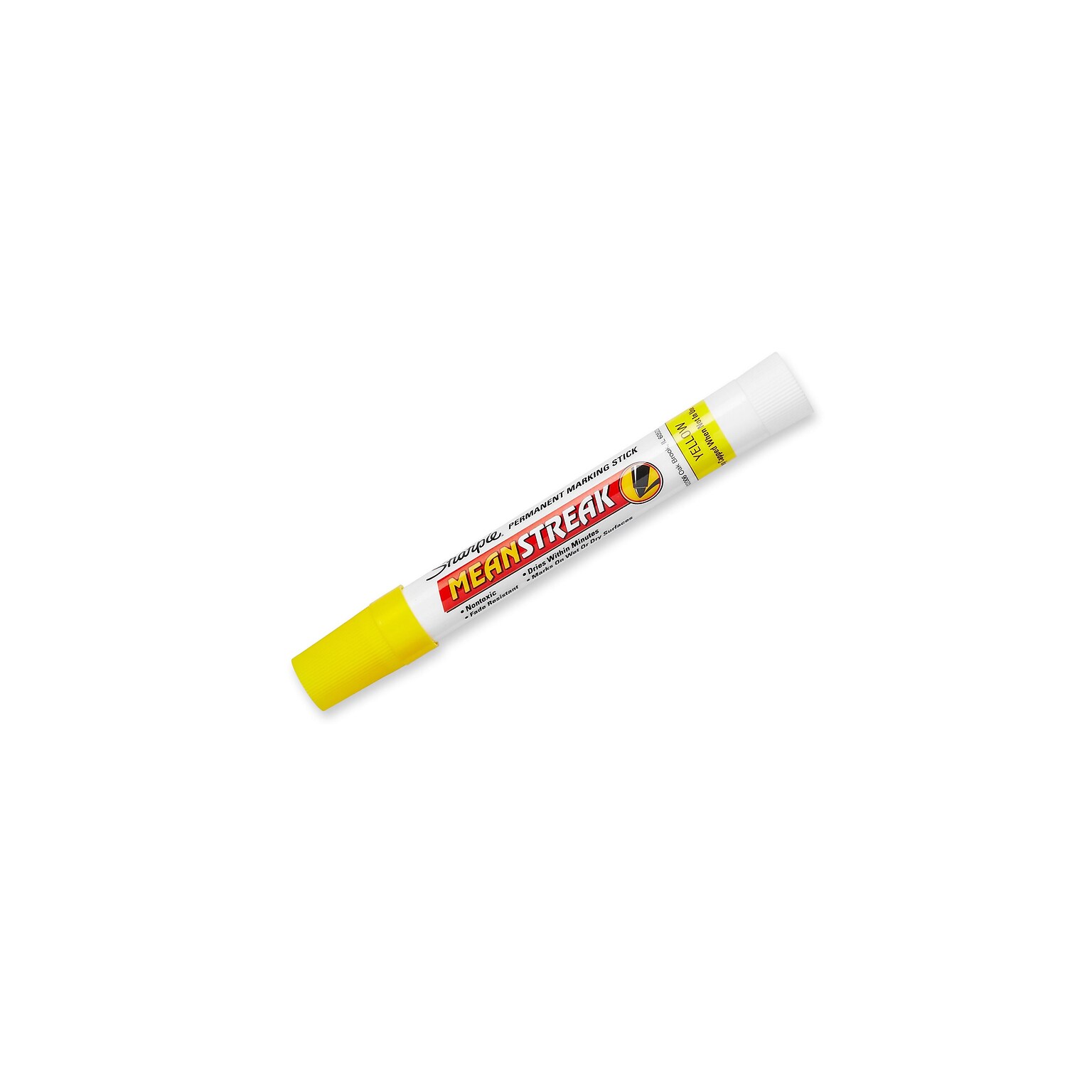 Sharpie Mean Streak Permanent Marker, Bullet Tip, Yellow  (85005)