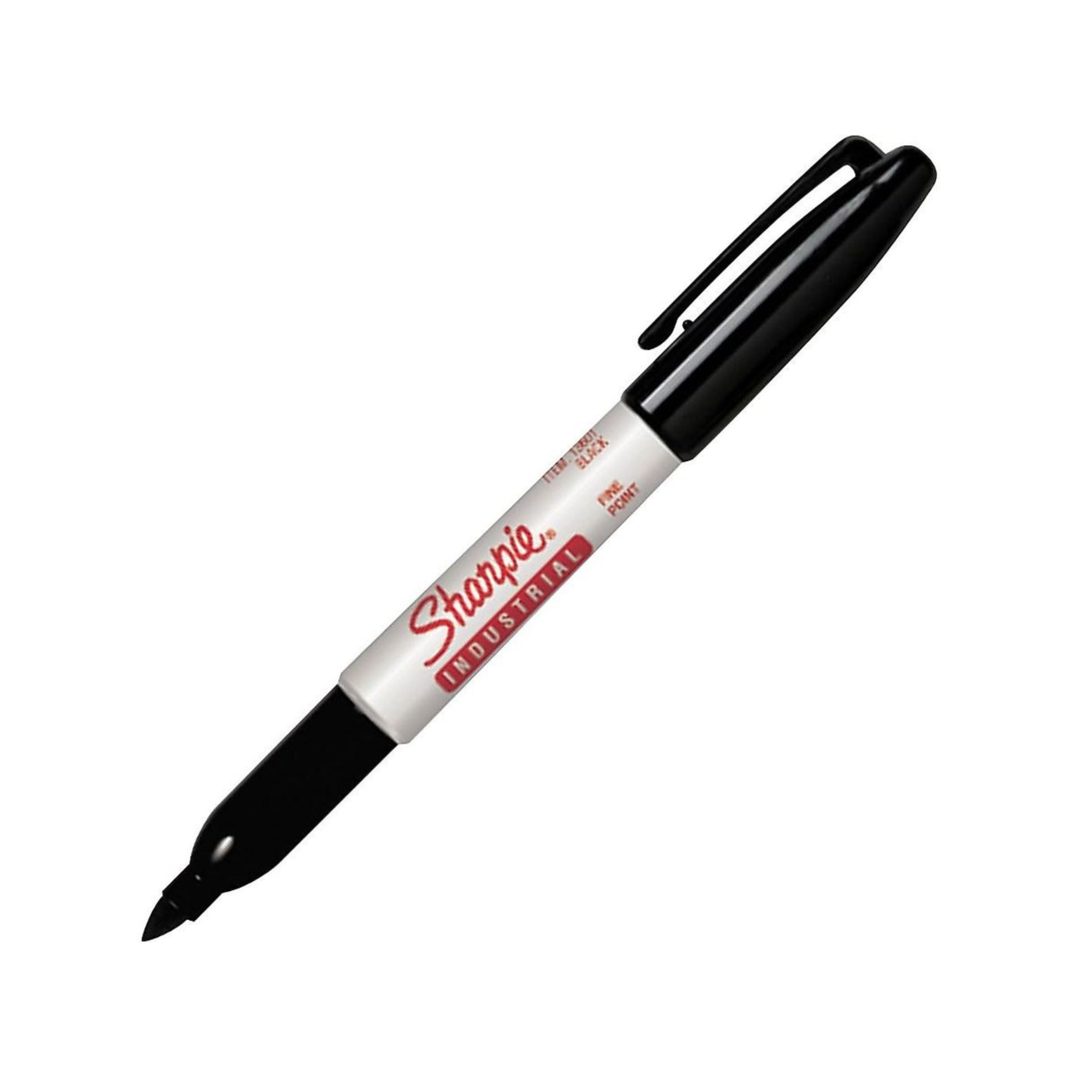 Sharpie Industrial Permanent Marker, Fine Tip, Black (13601A)