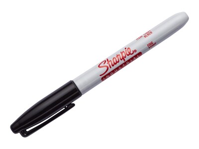 Sharpie Industrial Permanent Marker, Fine Tip, Black (13601A)