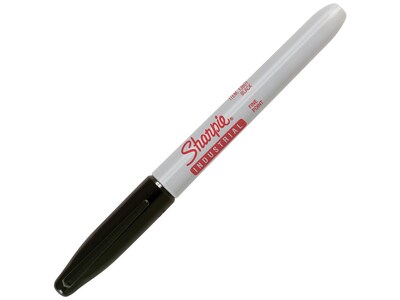 Sharpie Industrial Permanent Marker, Fine Tip, Black (13601A)