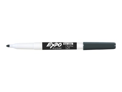 Expo Magnetic Dry Erase Markers, Fine Tip, Black, 4/Pack (1944745)