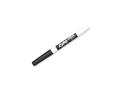 Expo Dry Erase Markers, Fine Tip, Black, 12/Pack (86001)