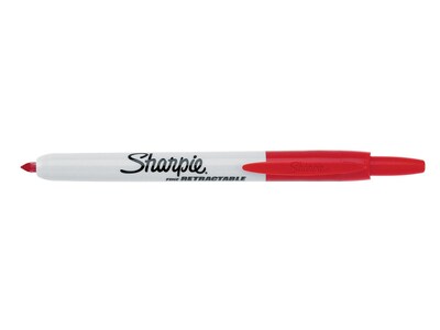 Sharpie Retractable Permanent Markers, Fine Tip, Assorted, 3/Pack (32726)