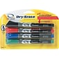 Quartet EnduraGlide Dry Erase Markers, Fine Tip, Assorted, 4/Pack (5001-10M)