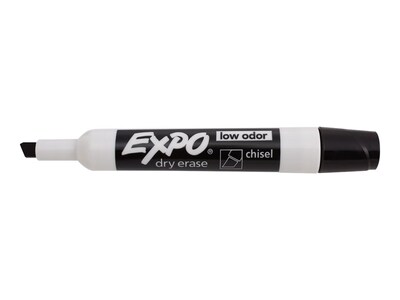 Expo Dry Erase Marker, Chisel Tip, Black (80001)