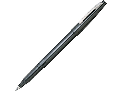 Pentel Rolling Writer Rollerball Pens, Medium Point, Black Ink, 12/Pack (R100-A)