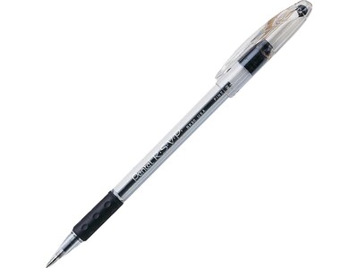 Pentel R.S.V.P. Ballpoint Pens, Fine Point, 0.7mm, Black Ink, Dozen (BK90-A)