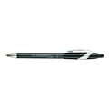 Paper Mate FlexGrip Elite Retractable Ballpoint Pen, Fine Point, Black Ink, Dozen (85582)