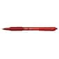 BIC Soft Feel Retractable Ballpoint Pens, Medium Point, Red Ink, 12/Pack (837399)