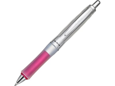 Pilot Dr. Grip Center of Gravity Retractable Ballpoint Pen, Medium Point, Black Ink, Pink Grip (3618