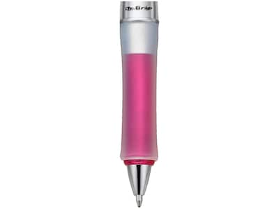 Pilot Dr. Grip Center of Gravity Retractable Ballpoint Pen, Medium Point, Black Ink, Pink Grip (3618