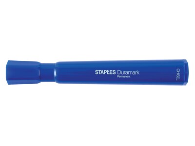 Staples® DuraMark Tank Permanent Marker, Chisel Tip, Assorted, 12/Pack (ST63559M-CC)