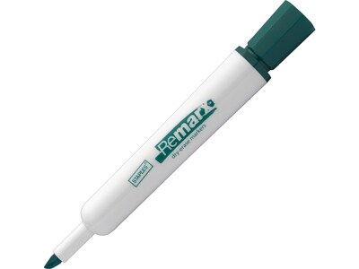 Quill Brand® Remarx Dry Erase Markers, Broad Point, Green, 12/Pack (18889)