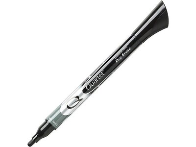 Quartet EnduraGlide Dry Erase Markers, Fine Tip, Black, 12/Pack (5001-13M)