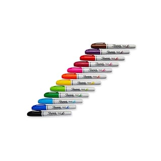 Sharpie Permanent Markers Chisel Tip Assorted Metallic 6/Pack (2089634)