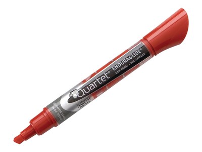 Quartet EnduraGlide Dry Erase Markers, Chisel Tip, Assorted, 12/Pack (5001-18M)