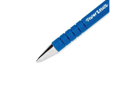 Paper Mate FlexGrip Ultra Retractable Ballpoint Pen, Medium Point, Blue Ink, 12/Pack (9510131)