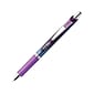 Pentel EnerGel Deluxe RTX Retractable Gel Pens, Medium Point Needle Tip, Purple Ink, 12/Pack (BLN77-V)