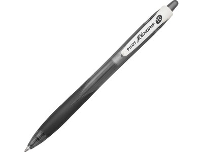 Pilot RexGrip BeGreen Retractable Ballpoint Pens, Medium Point, Black Ink, Dozen (32370)
