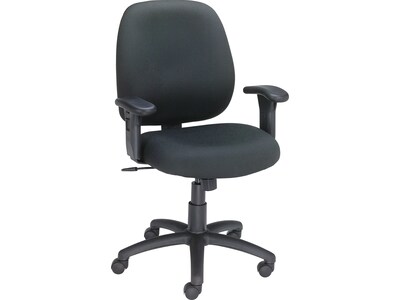 Quill Brand® Haydn Fabric Computer and Desk Chair, Black (24802-CC)