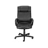 Quill® Brand Turcotte Luxura High-Back Manager Chair, Black