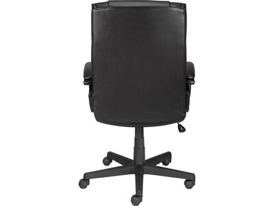 Quill® Brand Turcotte Luxura High-Back Manager Chair, Black