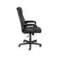 Quill® Brand Turcotte Luxura High-Back Manager Chair, Black