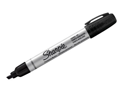 Sharpie Permanent Markers, Bullet Tip, Black, 12/Pack (1794229)