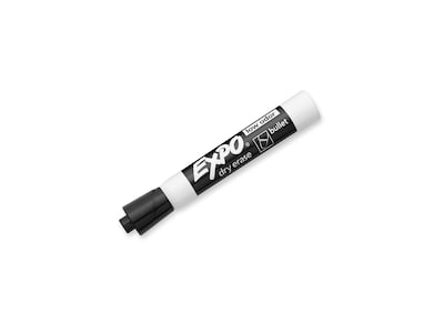 Expo Dry Erase Marker, Bullet Tip, Black (82001)