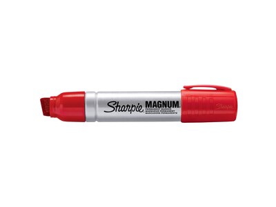 Sharpie Magnum Permanent Marker, XL Chisel Tip, Red (44002)