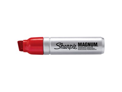 Sharpie Magnum Permanent Marker, XL Chisel Tip, Red (44002)