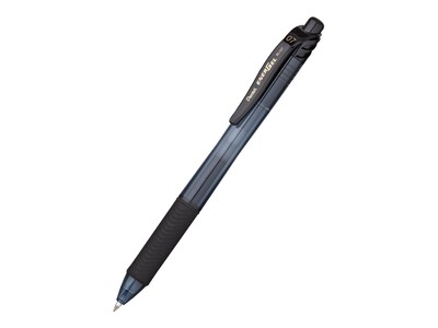 Pentel EnerGel-X Retractable Gel Pens, Medium Point, Black Ink, 12/Pack (BL107-A)