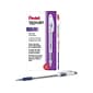 Pentel R.S.V.P. Ballpoint Pens, Medium Point, Purple Ink, 12/Pack (BK91-V)