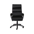 Quill Brand® Rockvale Luxura Faux Leather Manager Chair, Black (50221-CC)