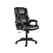 Quill Brand® Kelburne Luxura Faux Leather Computer and Desk Chair, Black (50859)