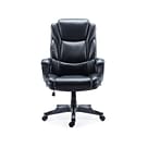 Quill Brand® Mcallum Bonded Leather Manager Chair, Black (51473)
