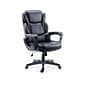 Quill Brand® Mcallum Bonded Leather Manager Chair, Black (51473)