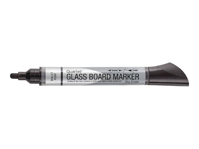 Quartet Glass Board Dry Erase Markers, Premium, Bullet Tip, Assorted  Colors, 4 Pack (79552) : : Office Products