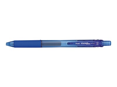 Pentel EnerGel-X Retractable Gel Pens, Fine Point, Blue Ink, 12/Pack (BLN105-C)