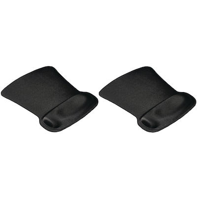 Allsop Ergoprene Gel Mouse Pad With Wrist Rest, 2/Pack (30191)