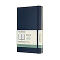 Moleskine 5 x 8.5 Weekly Planner, 18 Month, Large, Hard Cover, Sapphire Blue (MSK629476)