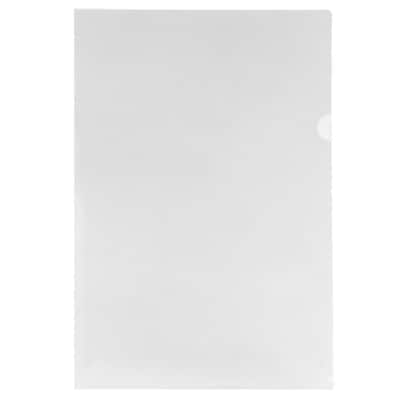 JAM Paper Plastic Sleeves, 9 x 14-1/2, Clear, 12/Pack (226331888)