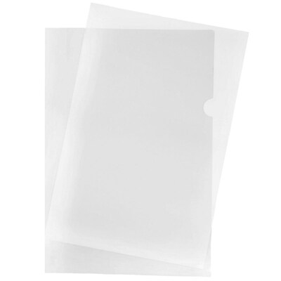 JAM Paper Plastic Sleeves, 9 x 14-1/2, Clear, 12/Pack (226331888)