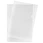JAM Paper Plastic Sleeves, 9" x 14-1/2", Clear, 12/Pack (226331888)