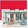 JAM Paper® Christmas Card Set, Welcome Home Holiday Cards, 18/pack