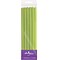 JAM Paper® Tall Birthday Candle Sticks, 5 x 1/4, Green, 12/Pack (52675606726)