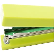 JAM PaperOffice & Desk Sets, (1) Stapler (1) Pack of Staples, 20 Sheet Capacity, Green (3375GRGR)